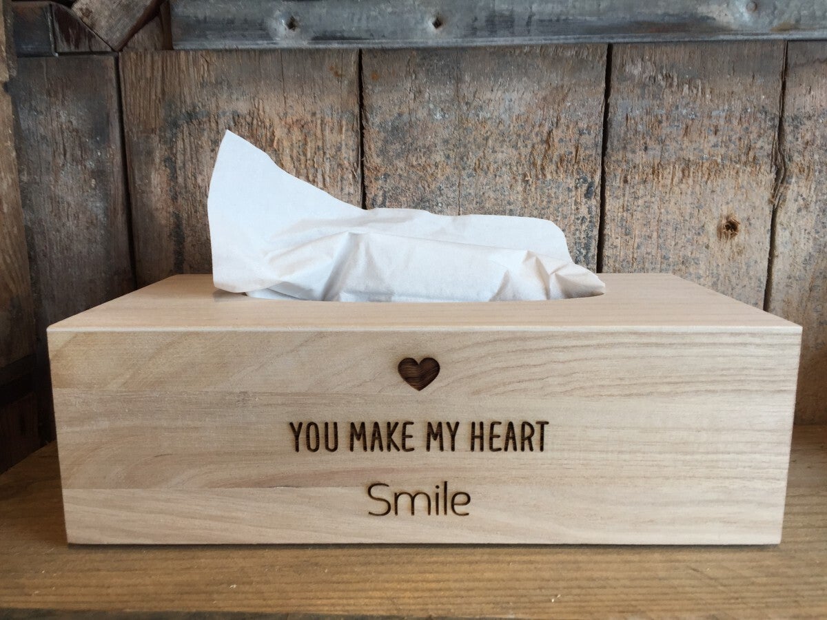 Tissuedoos gepersonaliseerd