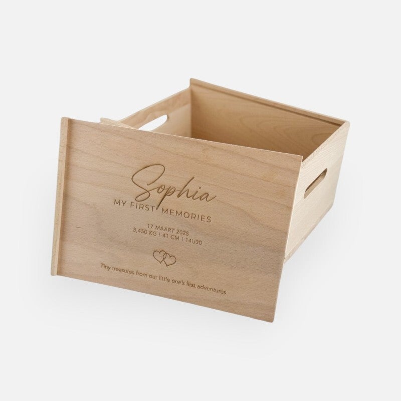 Gespersonaliseerde Memorybox met schuifdeksel