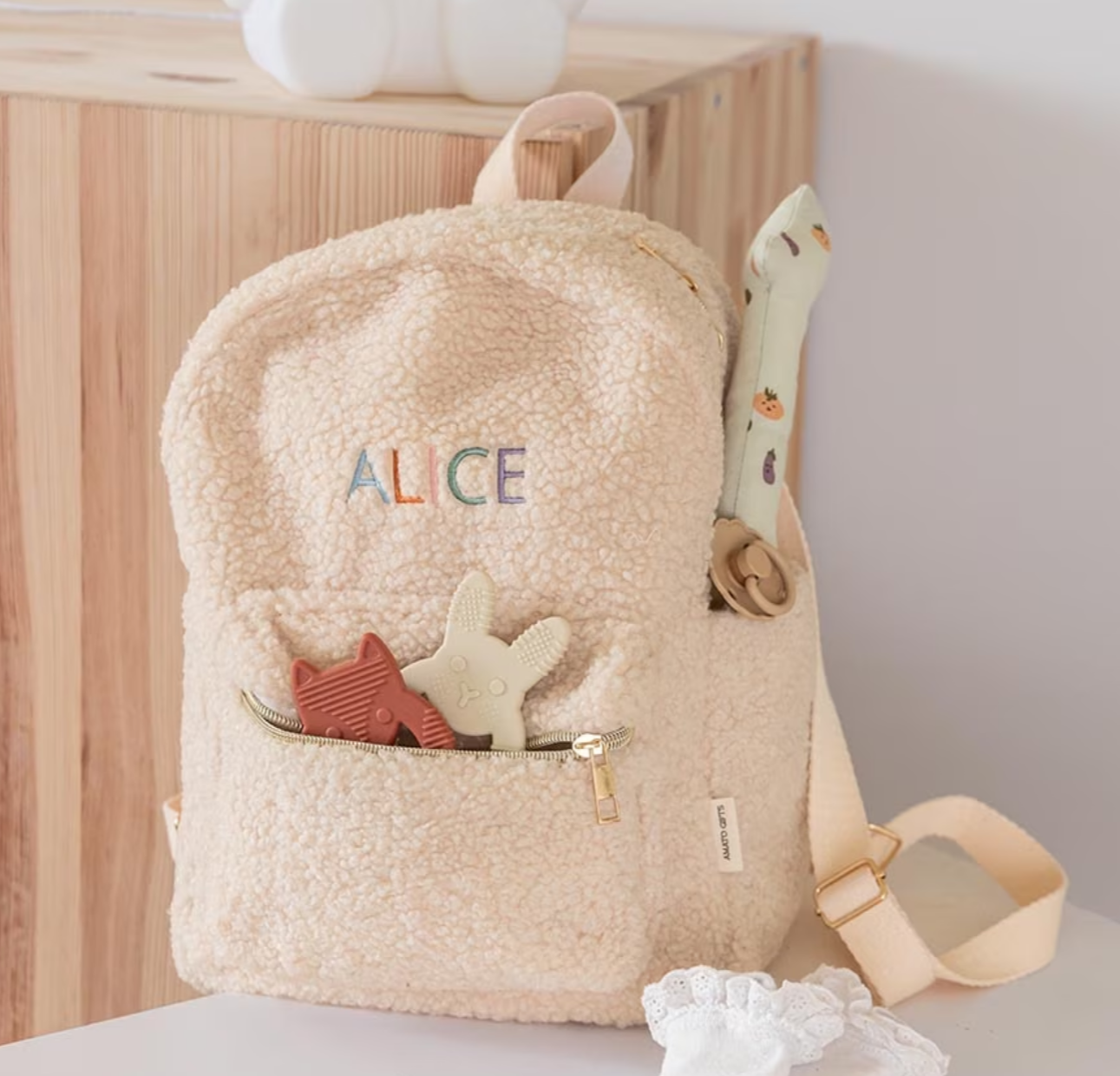 Teddy rugzak gepersonaliseerd