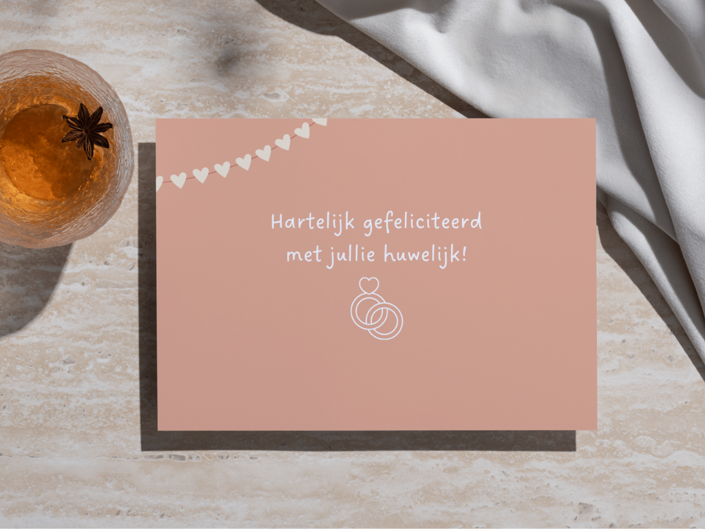 Wenskaart Huwelijk