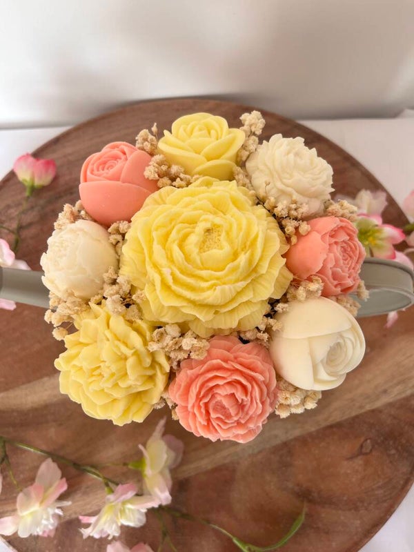 Bouquet parfumé - Monoï - Pêche