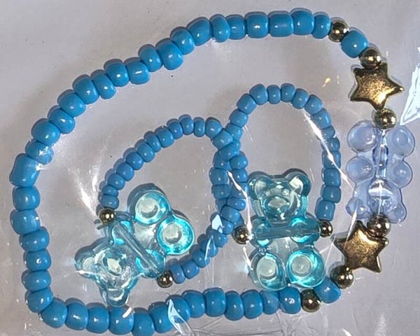 Bracelet et bague avec ourson + Cadeau