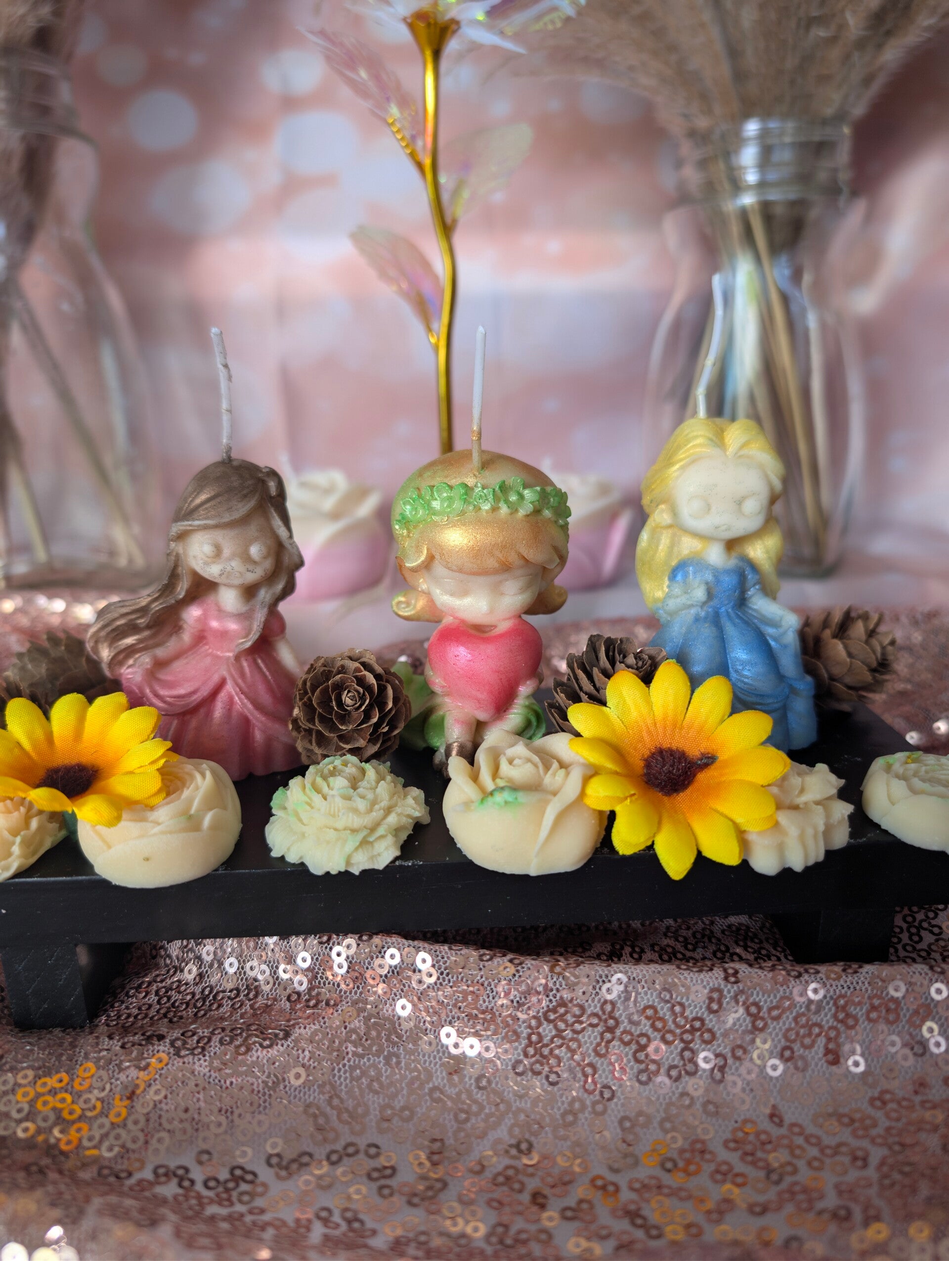 princess candle display