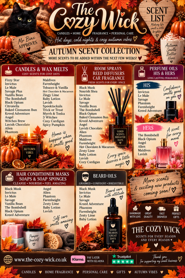 the scents available