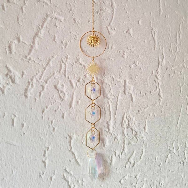 Suncatcher raamhanger goudkleur
