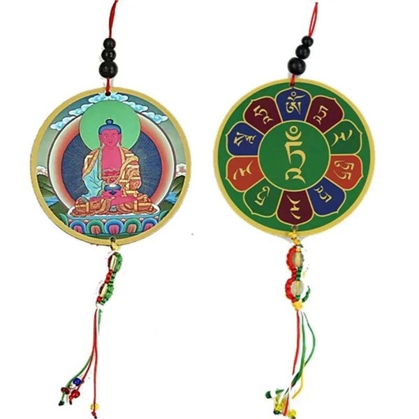 Auto- of raamhanger Amithaba & Dorje