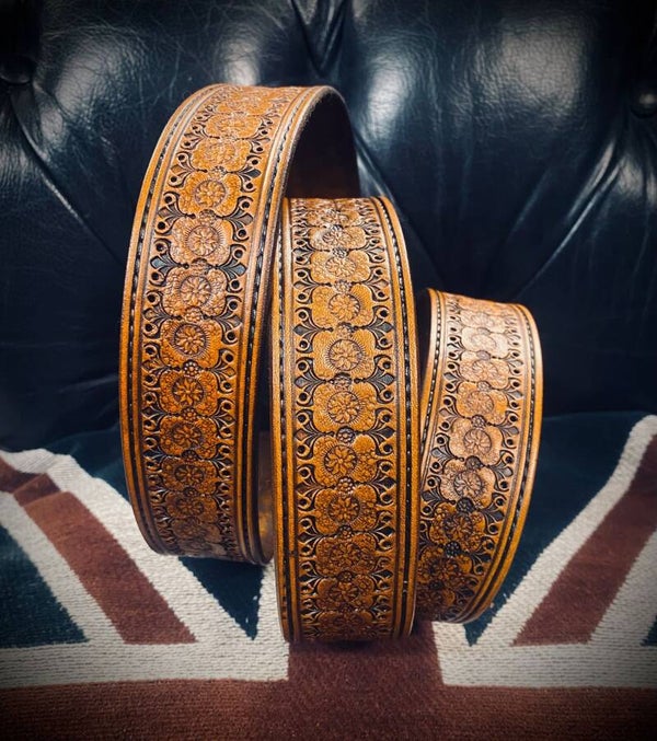 Artistieke riem 35mm kan tot draagmaat 130cm