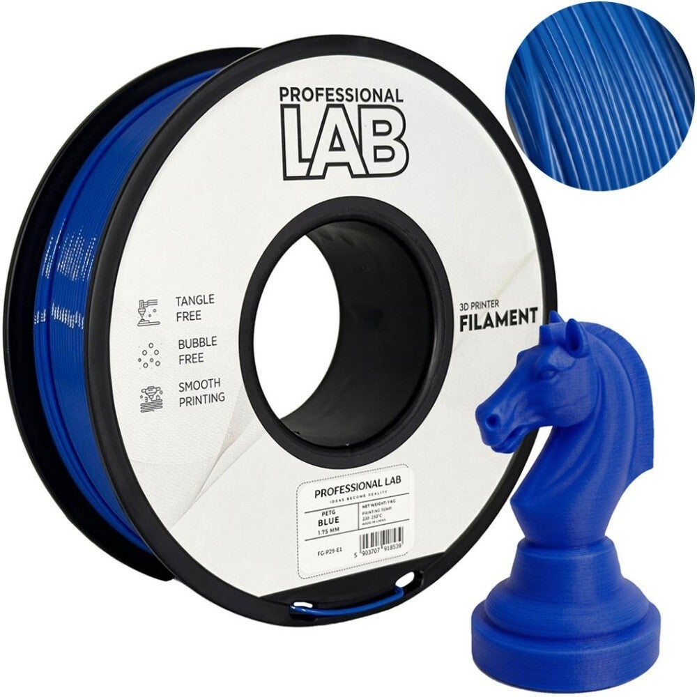 Professional PETG 3D-Filament 1kg Blue