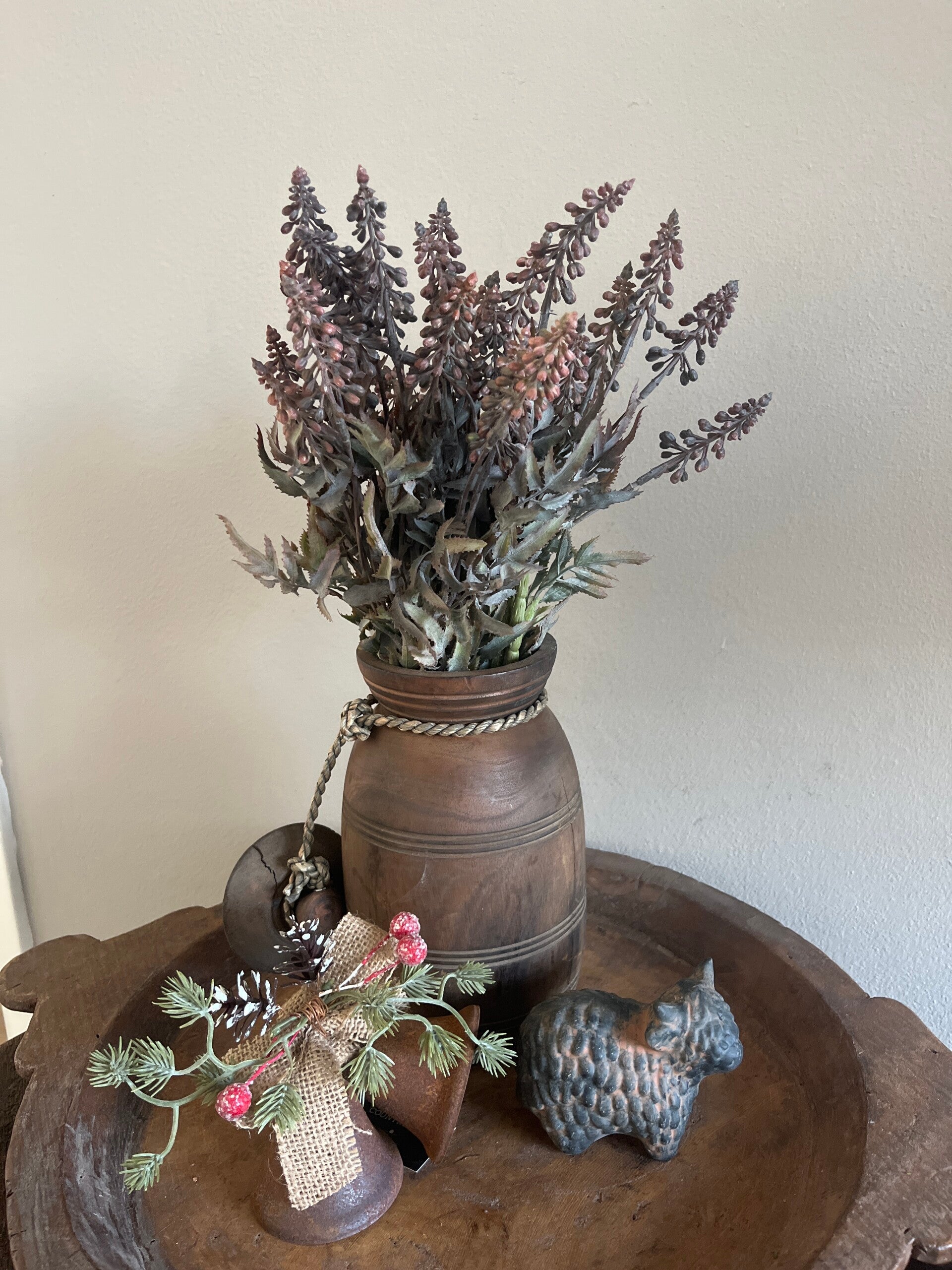 Kunst salie lavendel bush