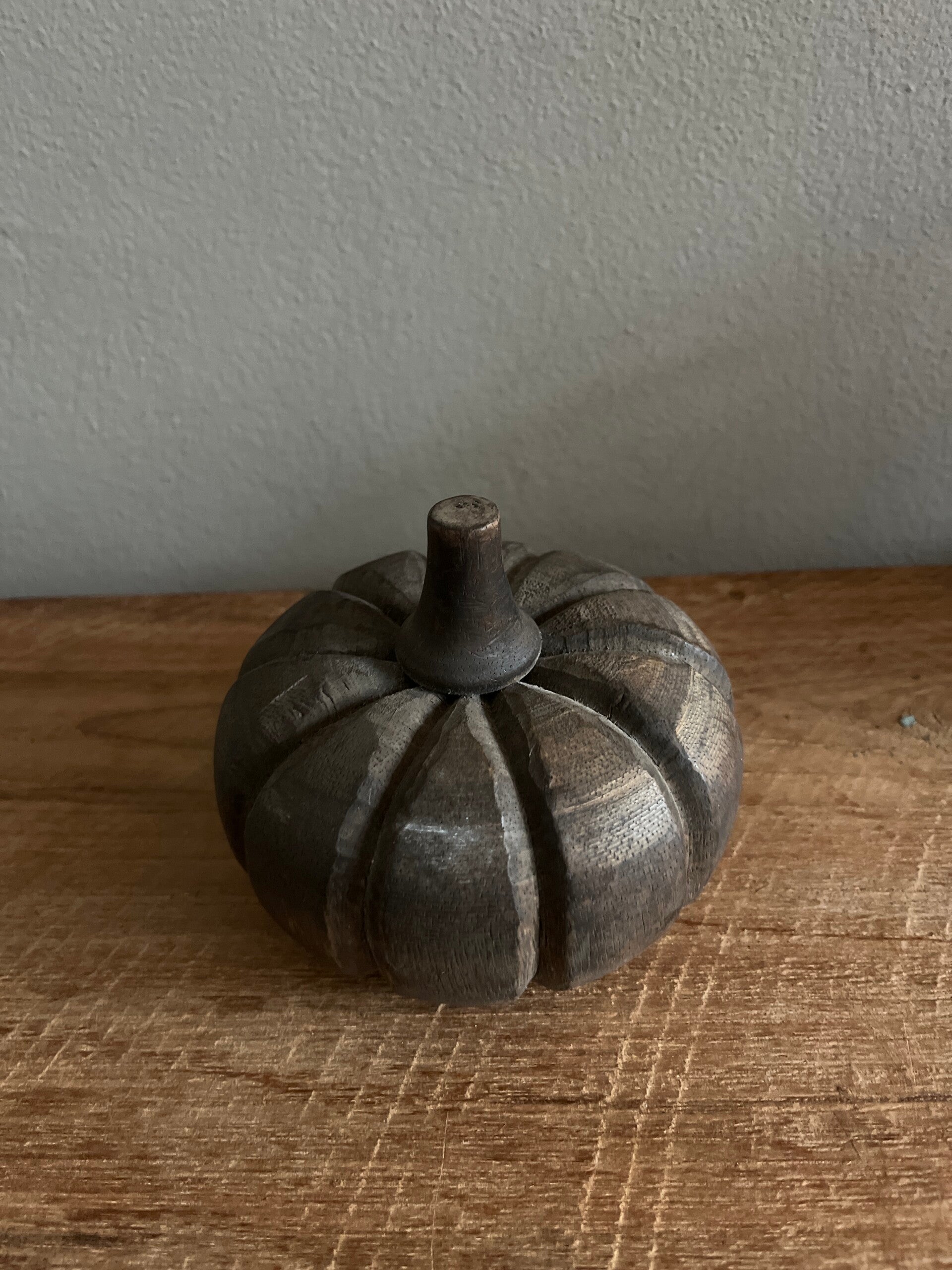 Houten pompoen S