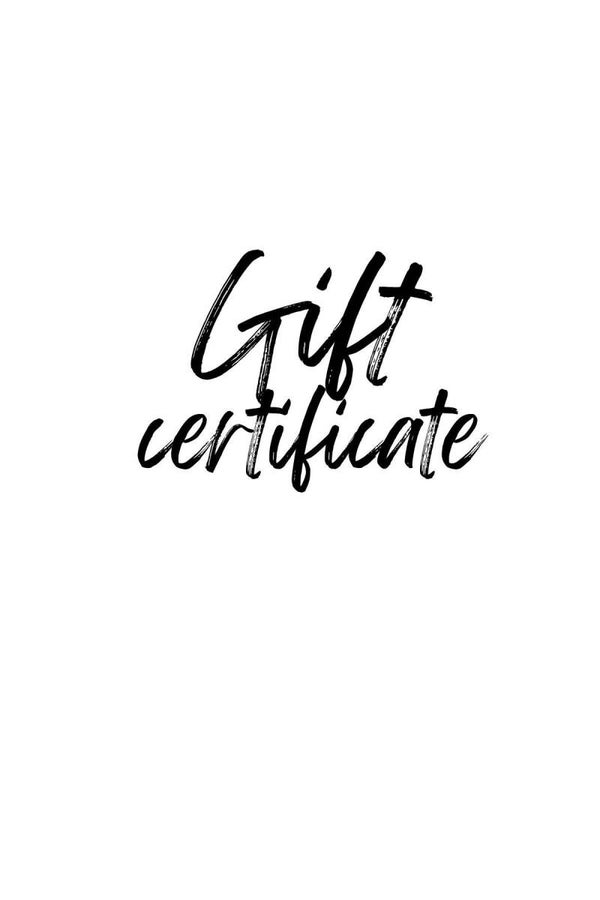 Gift Certificate