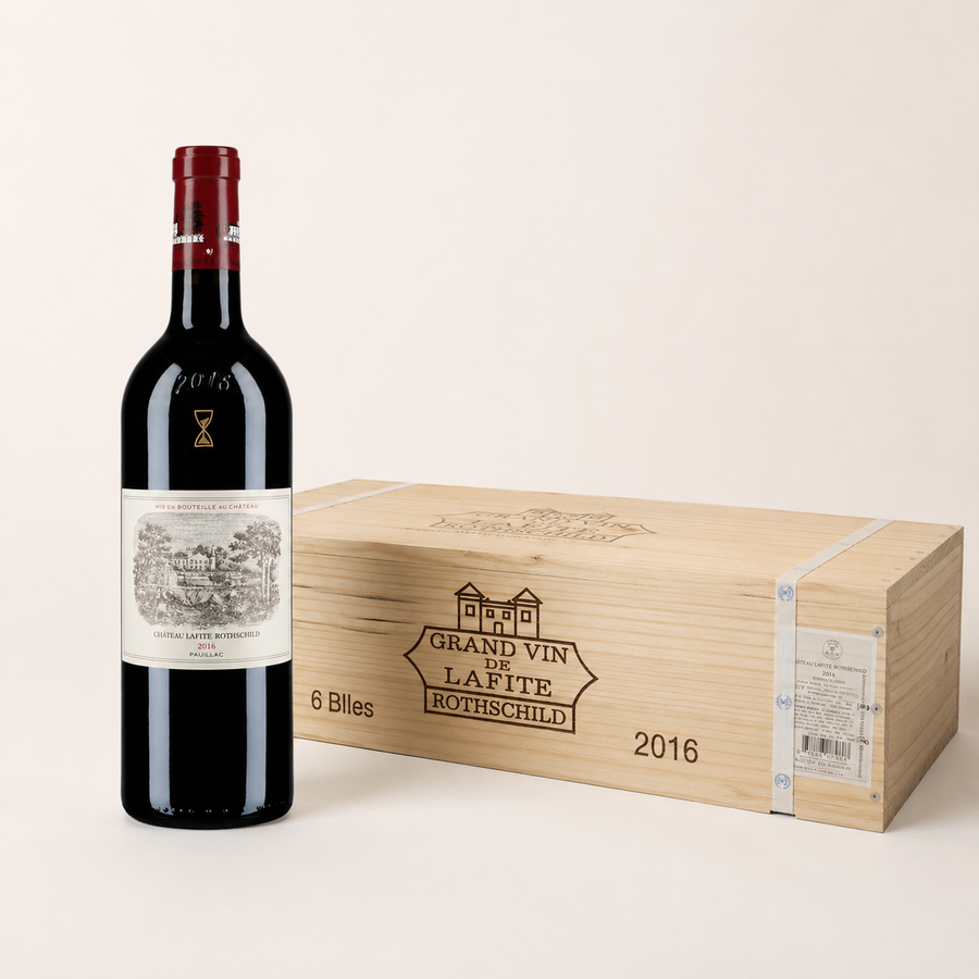 Château Lafite Rothschild 2016 in originele houten kist OWC6