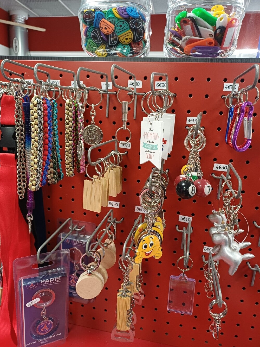 Vente d'accessoires - portes clés