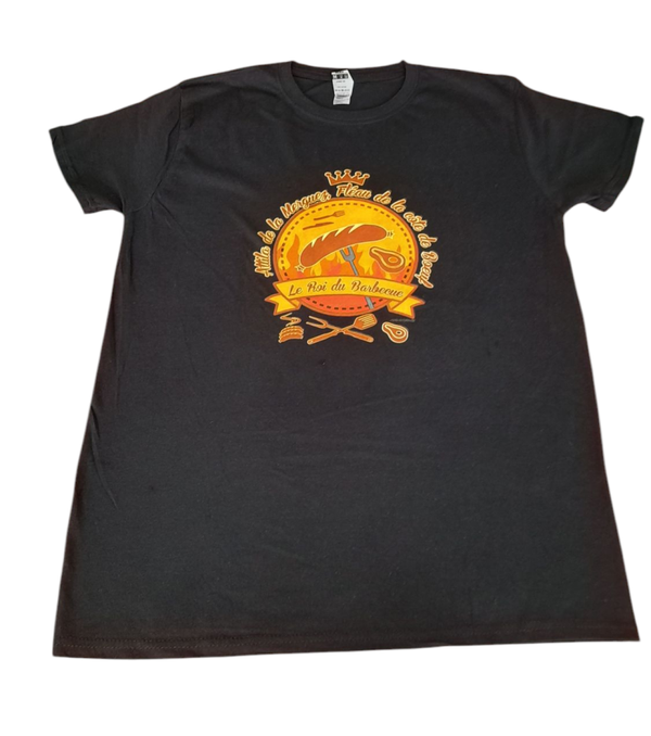 T-SHIRT  " LE ROI DU BARBECUE "