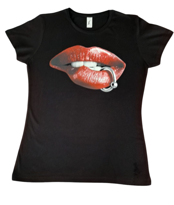 T-SHIRT  BOUCHE PERSING