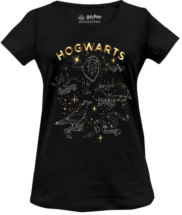 T-SHIRT  FEMME HARRY POTTER - SLUB HOGWARTS