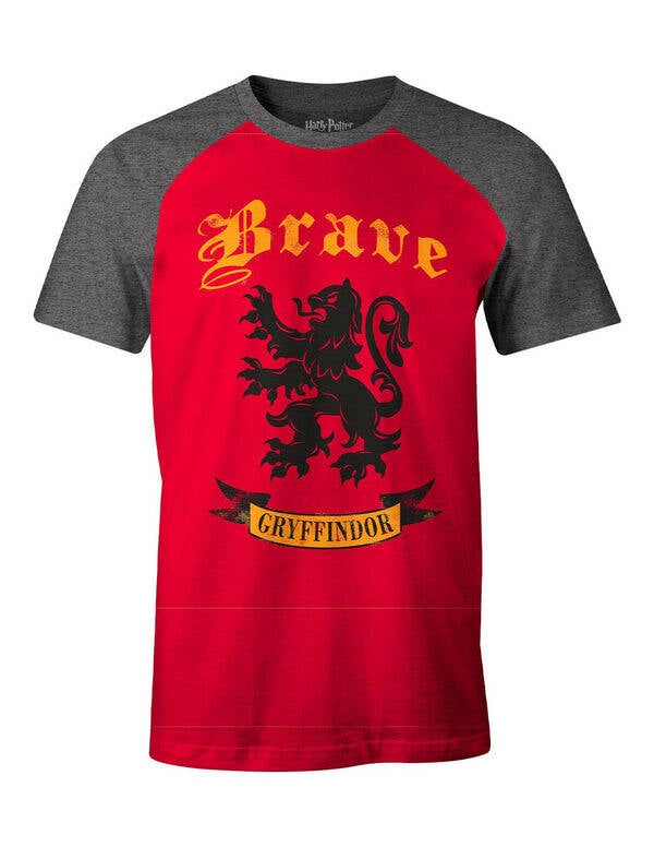 T-SHIRT  HARRY POTTER - GRIFFINDOR BRAVE