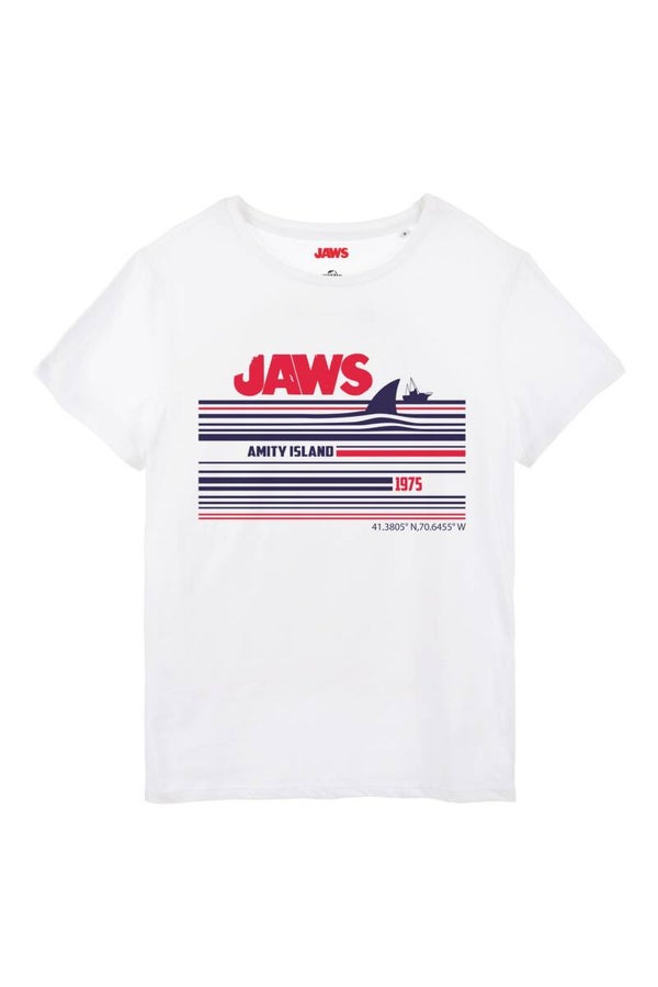 T-SHIRT  JAWS - AMITY ISLAND SHARK