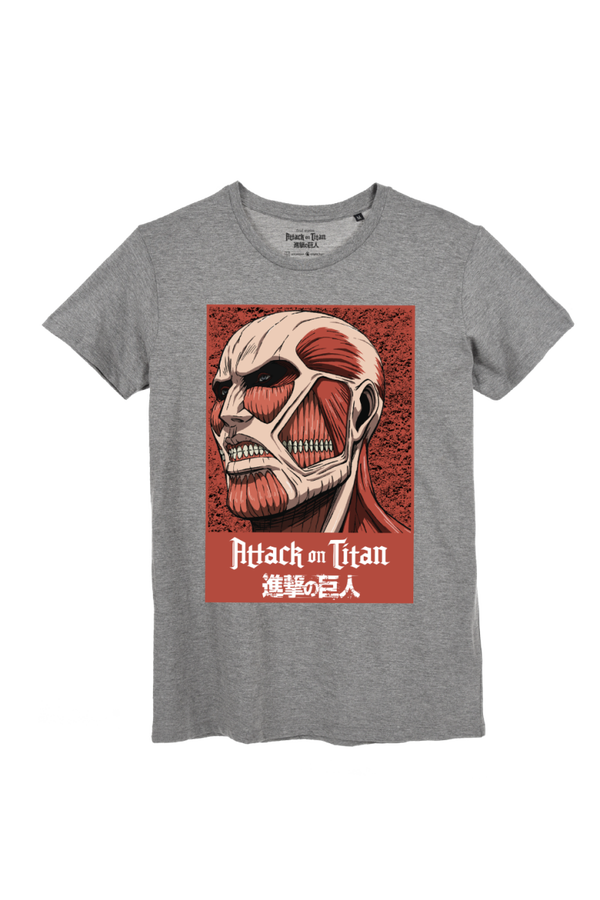 T-SHIRT  ATTACK ON TITAN - VISAGE