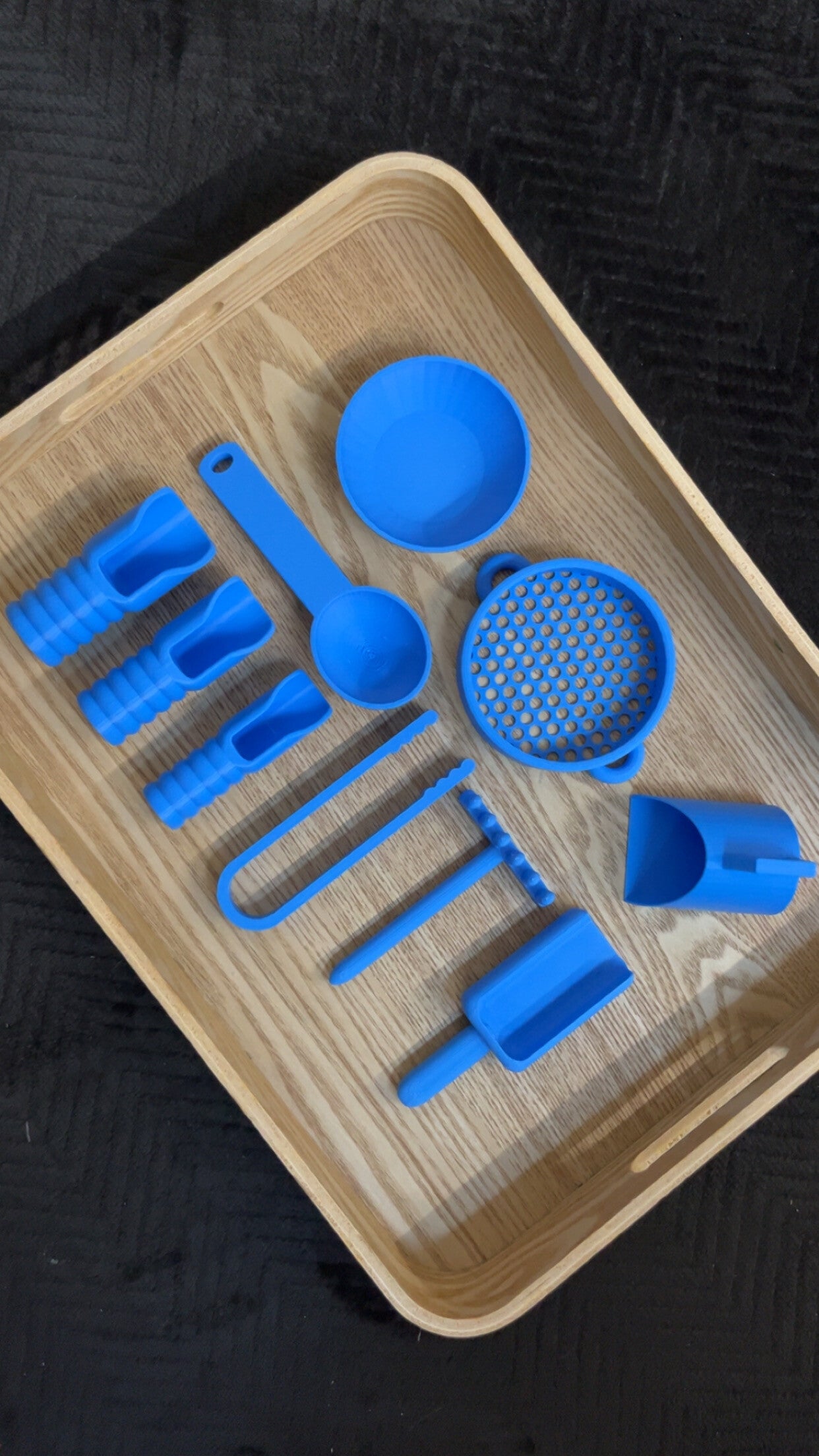 Speelset blauw 10-delig