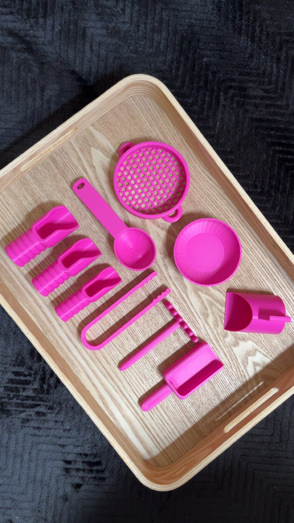 Speelset roze 10-delig
