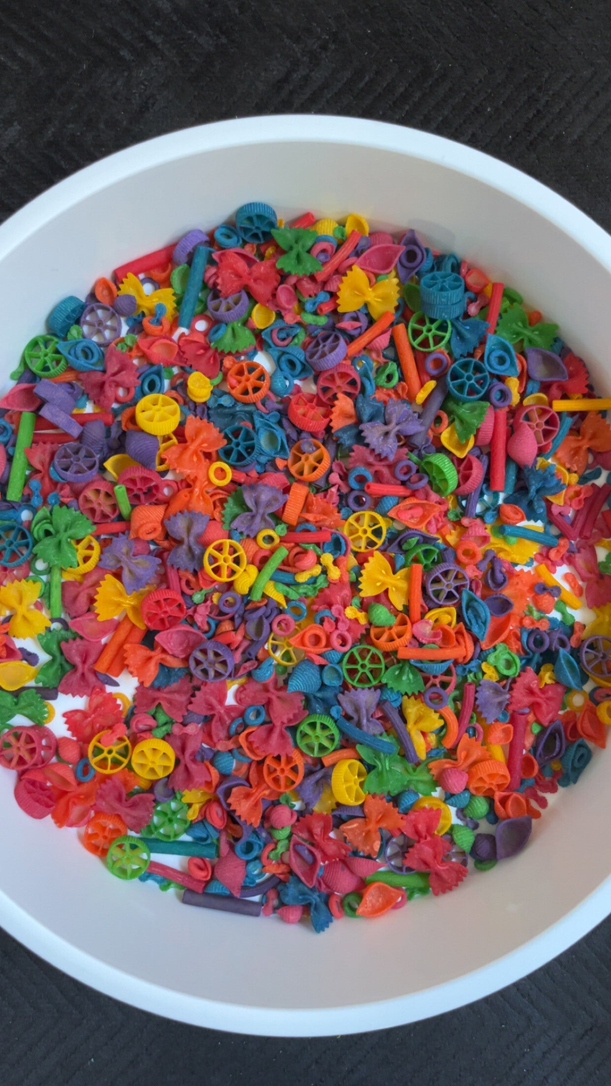 Gekleurde pasta