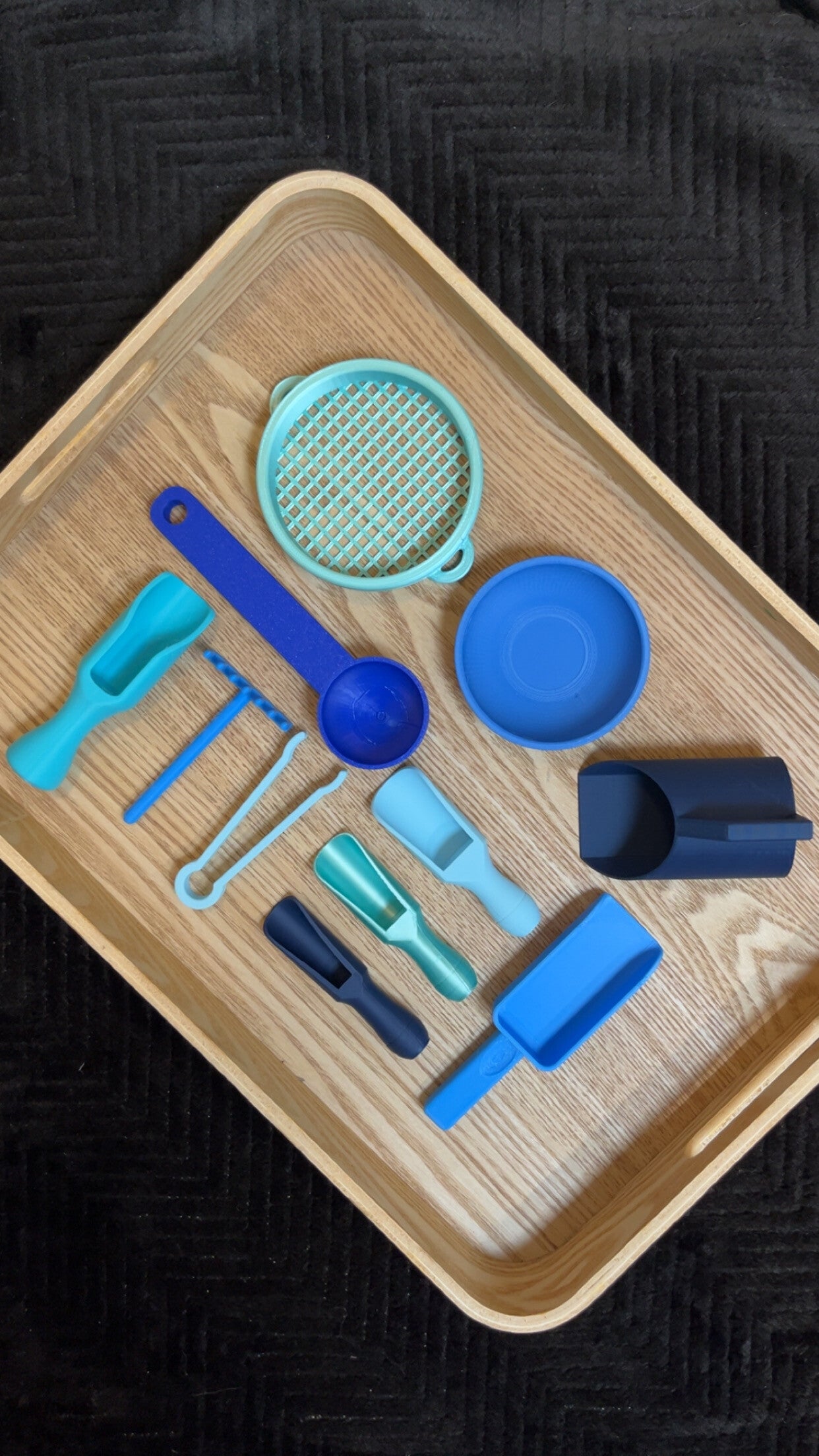 Sensorische speelset blauw