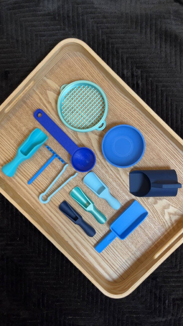 Sensorische speelset blauw
