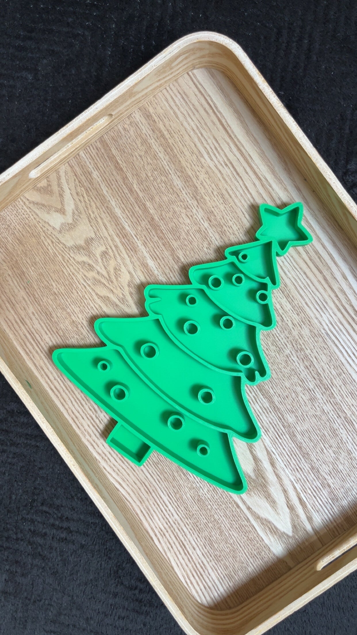 Vulvorm kerstboom groen