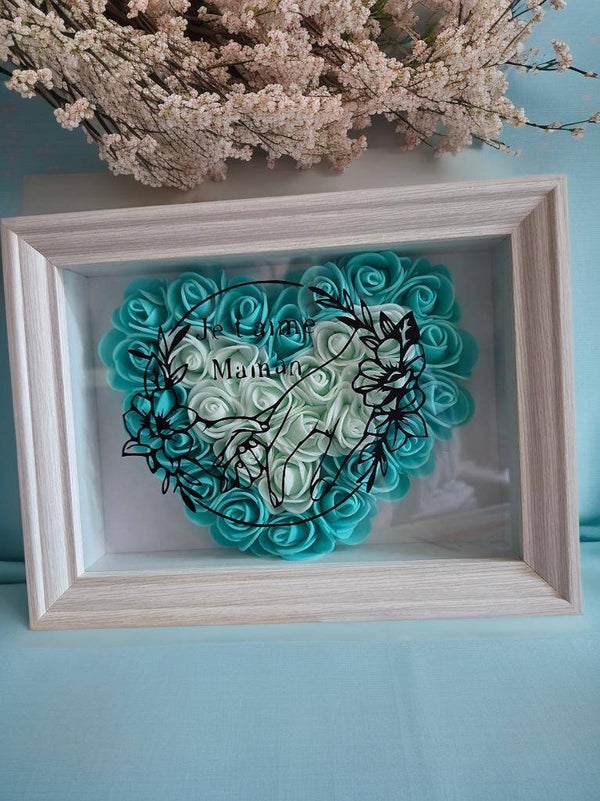 Cadre plein d'amour 20X16cm