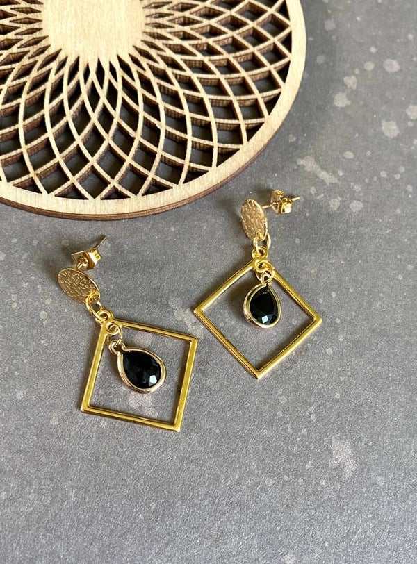 Oorbellen Amira zwart