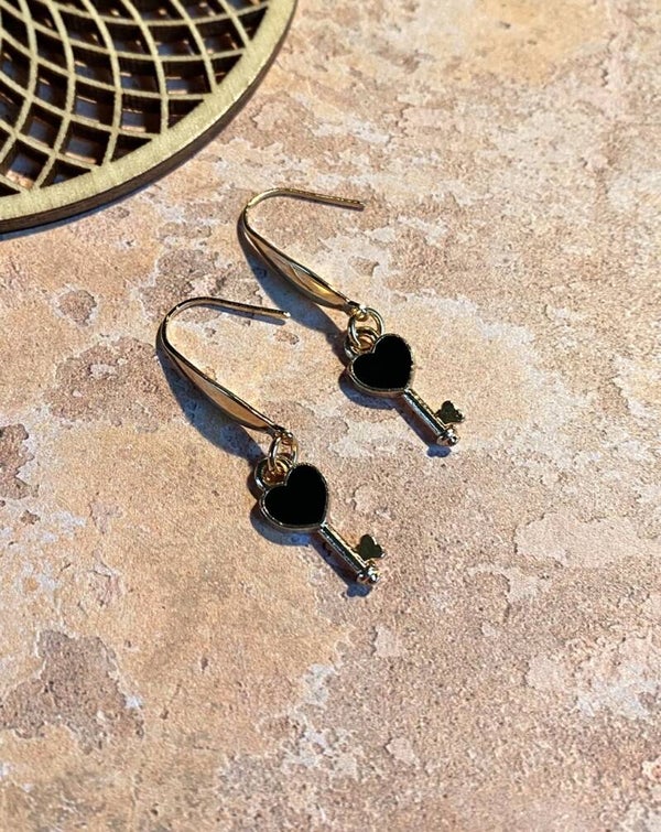 Oorbellen Key to my Heart 1