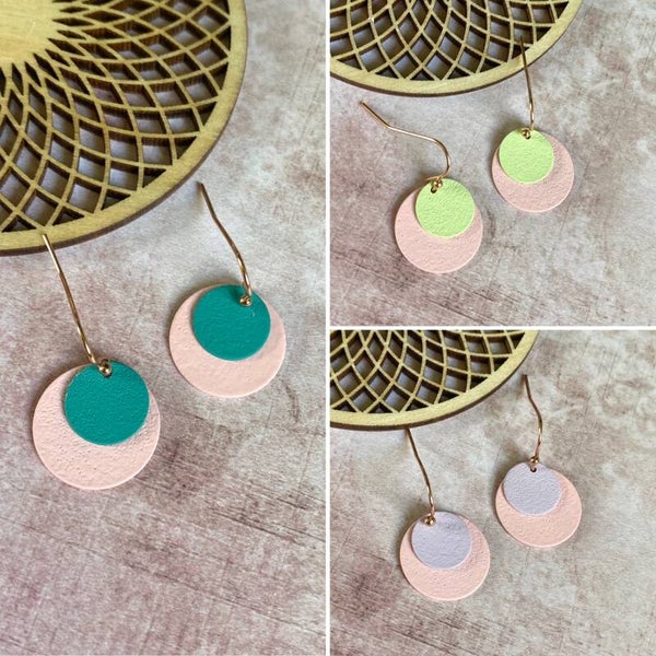 Oorbellen Billie pastel roze