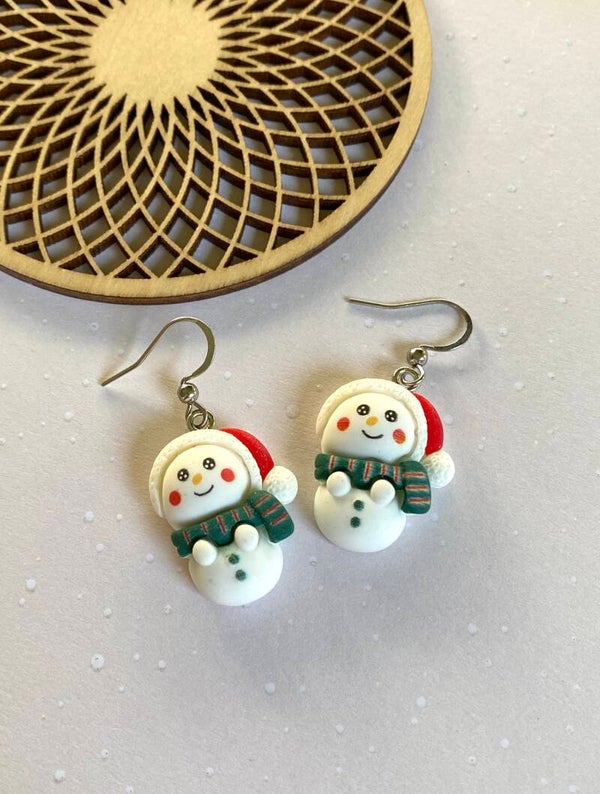 Oorbellen Snowman