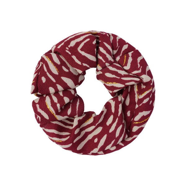 Scrunchie animal fever rood