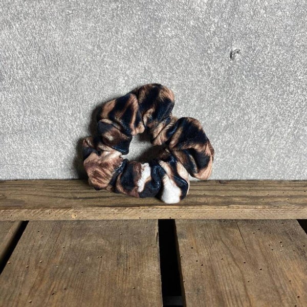 Hairjewelz scrunchie original Soft Leopard