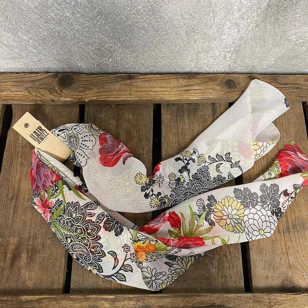 Hairjewelz sjaaltje White Flower