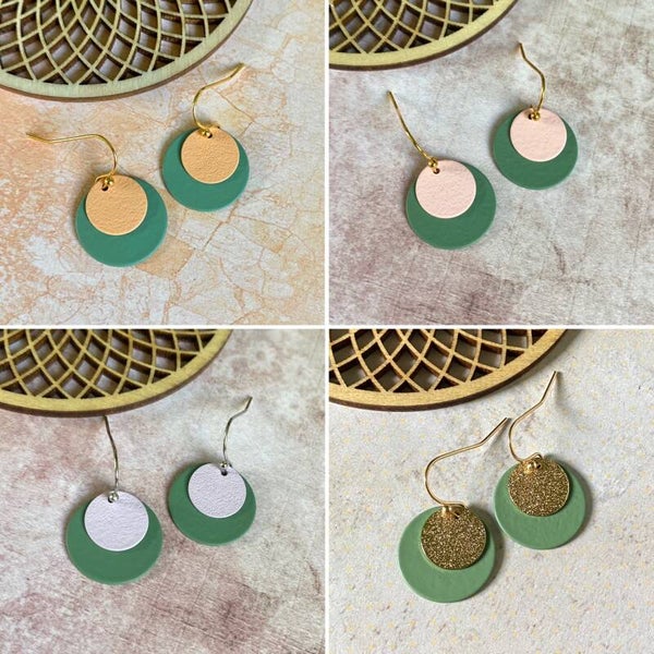 Oorbellen Billie basilicum groen