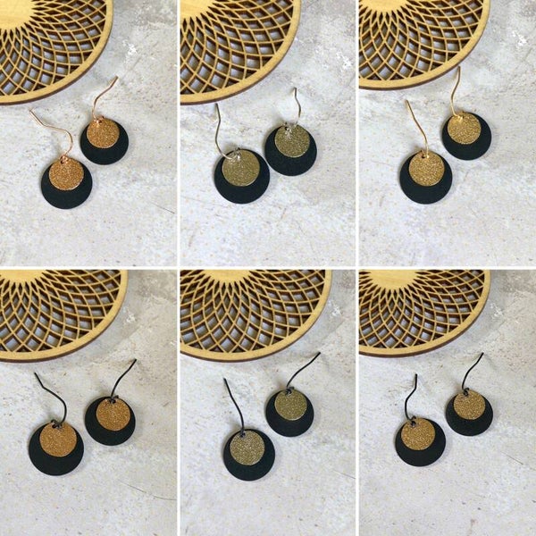 Oorbellen Billie zwart