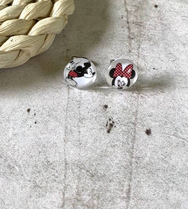 Oorbellen Mickey & Minnie (3 uitvoeringen)
