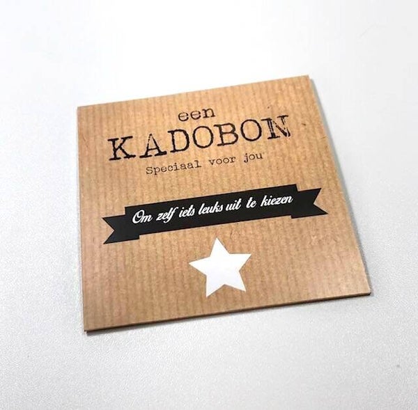 Cadeaubon 'Speciaal voor jou'