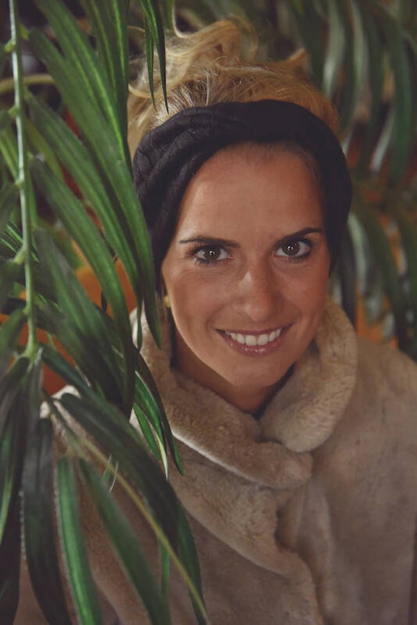 Hairjewelz haarband twist Cably zwart