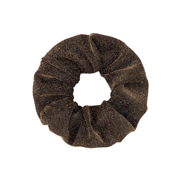 Scrunchie glitter goud