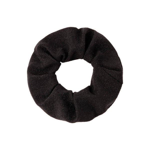 Scrunchie glitter zwart