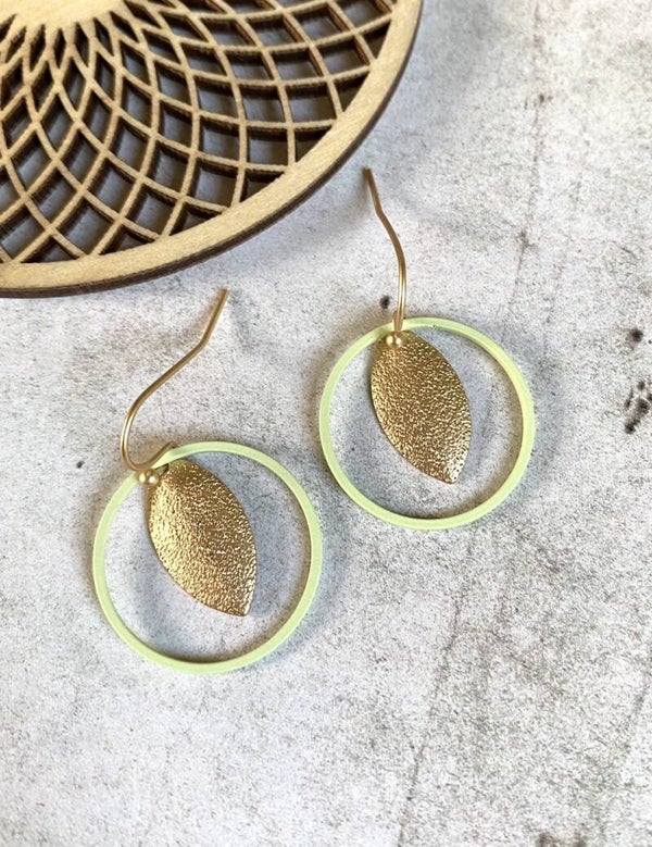 Oorbellen Vanya mint