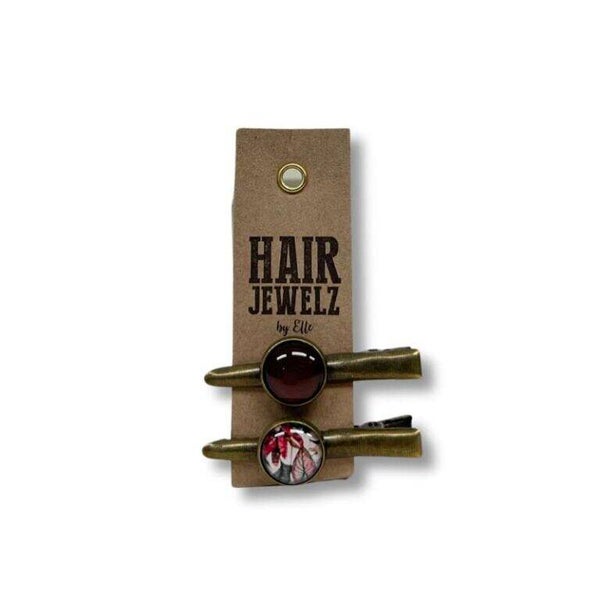 Hairjewelz color clip alligator mini Tropical