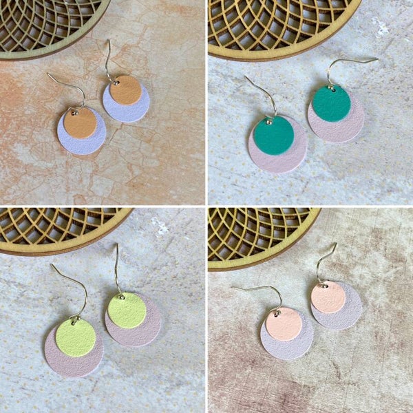 Oorbellen Billie lila