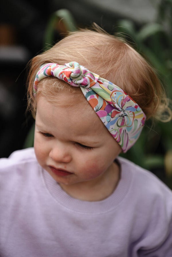 Baby/kids haarband bandeau Color Sunrise