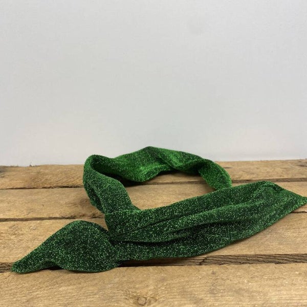 Hairjewelz haarband bandeau mini Glitter groen