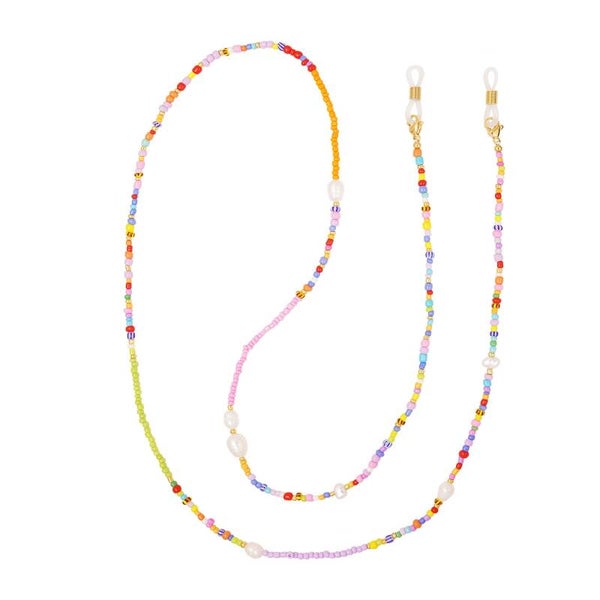 Brillenkoord kleurrijke kralen